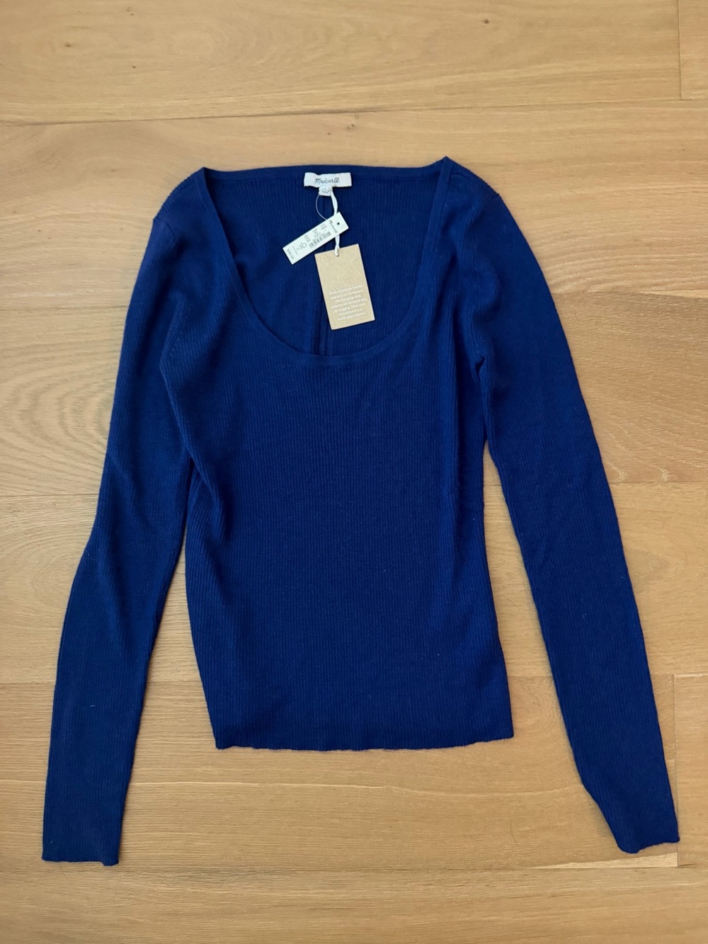 Madewell Blue Sweater NWT Large